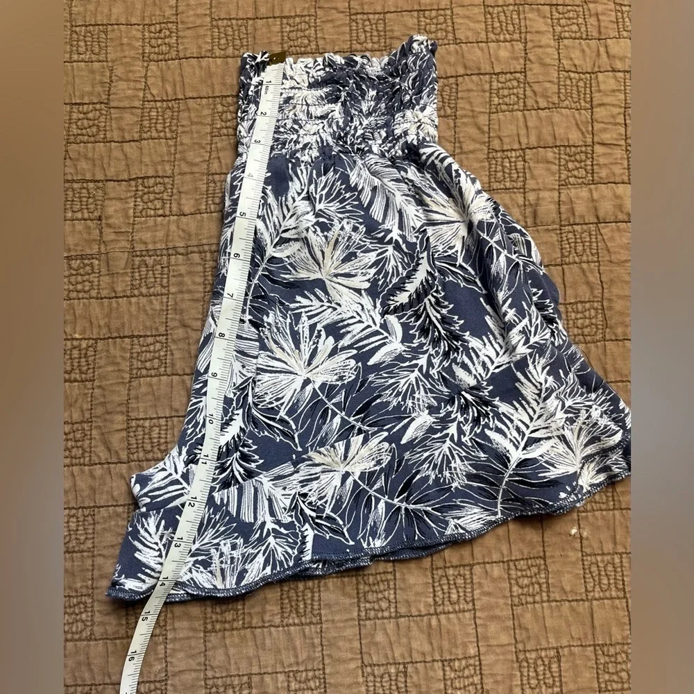Rewash Navy and White Beach Shorts Boho beach Summer Size Small